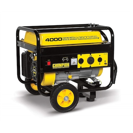 Champion Power Equipment Champion 3500-Watt RV Ready Portable Generator with Wheel Kit 46597